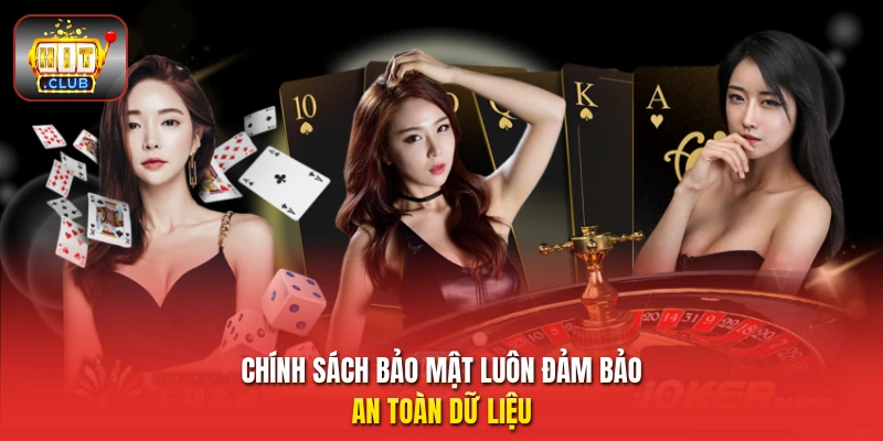 Chính sách bảo mật luôn đảm bảo an toàn dữ liệu